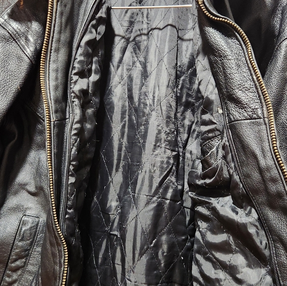Oscar Piel, XXL is US Army, mens, leather jacket, Vintage, small blemish - Picture 7 of 12